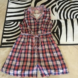 Modcloth plaid dress size 3x New